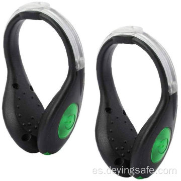 Clips LED para zapatos para correr en bicicleta